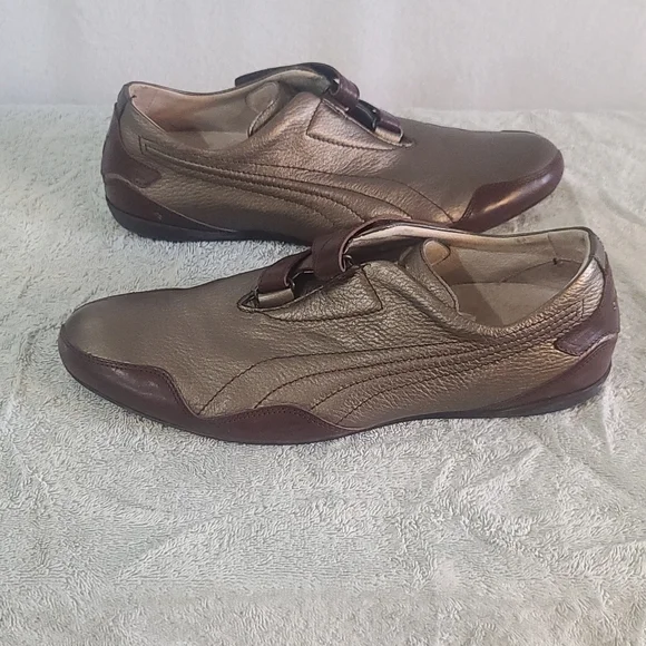 Used RARE Alexander McQueen Black Label Bronze/Brown Mostró Strap Shoe Size 45 - Picture 3 of 11